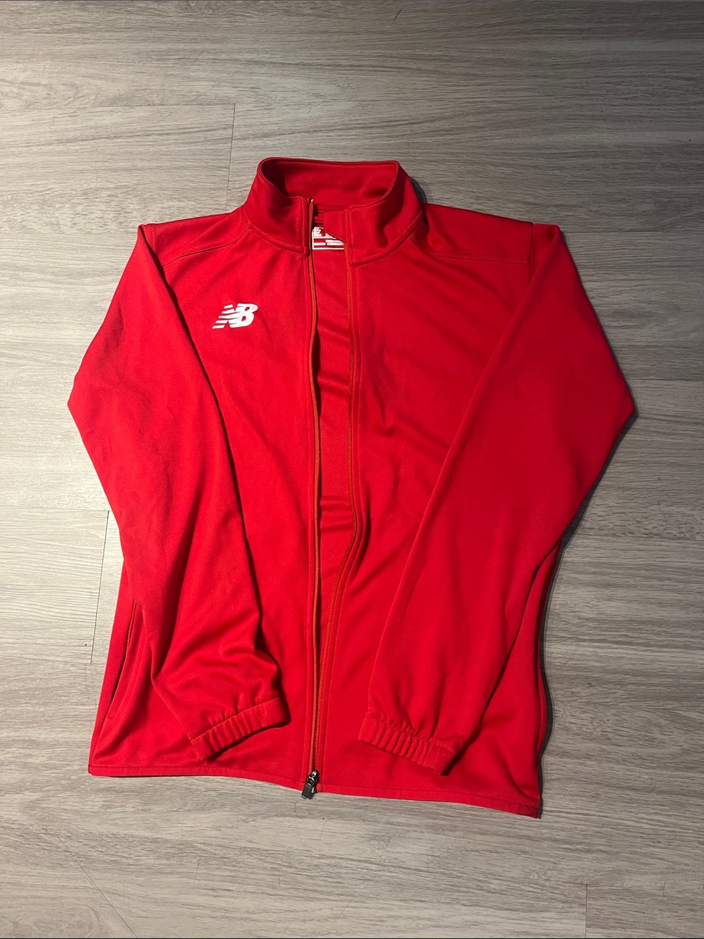 New Balance Red Full-Zip jacket